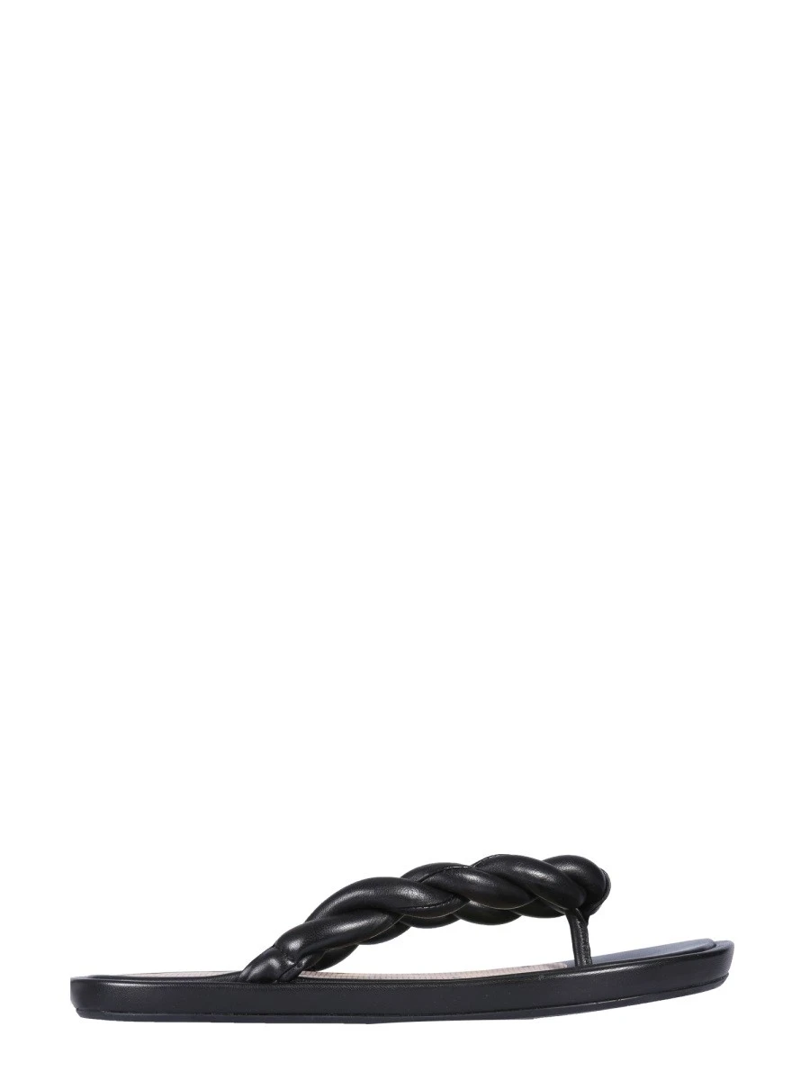 LEATHER SLIDE SANDALS.webp