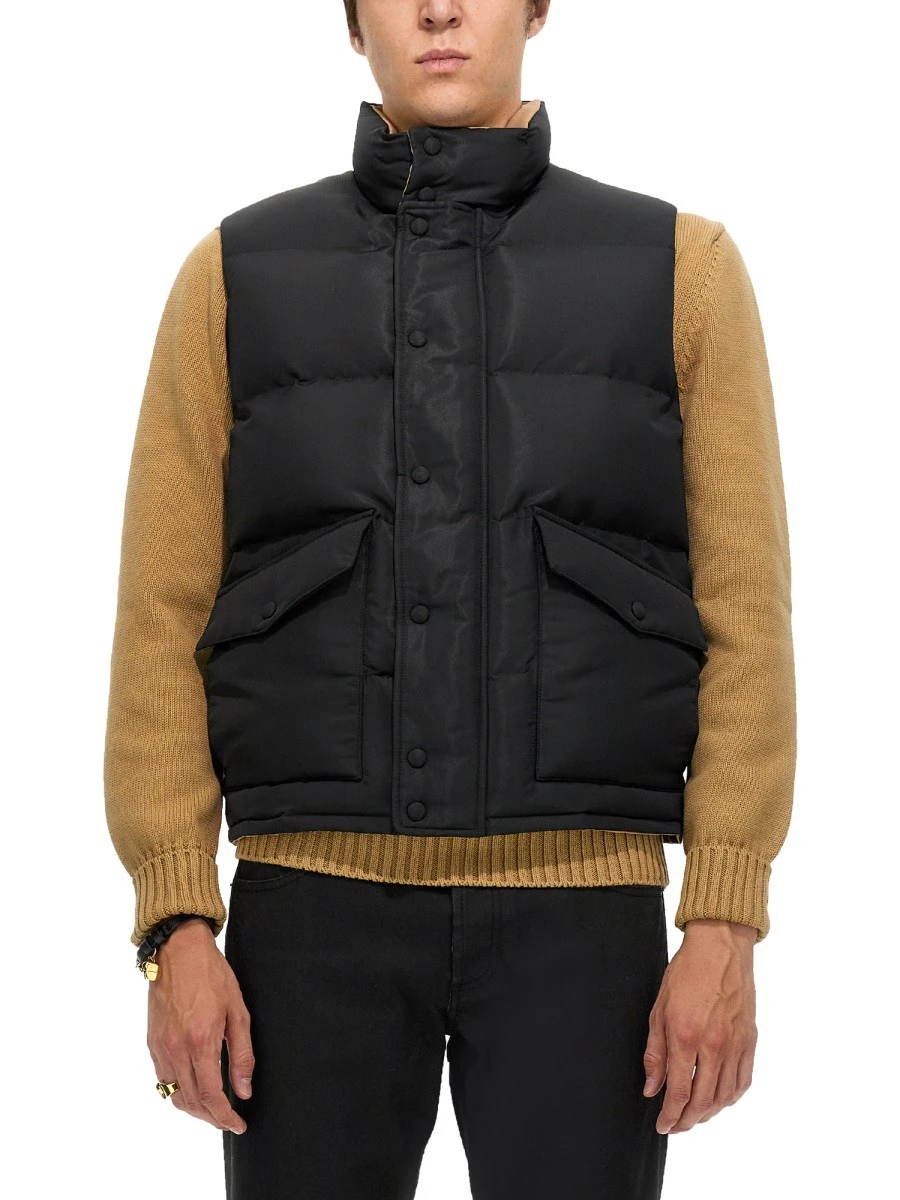 GRAFFITI LOGO PRINT DOWN VEST.webp