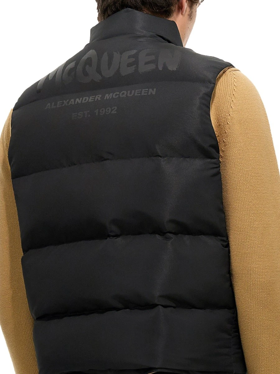 GRAFFITI LOGO PRINT DOWN VEST.webp
