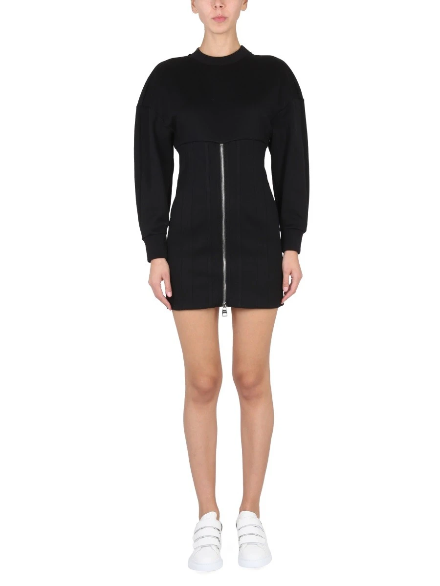 MINI DRESS WITH COCOON SLEEVES.webp