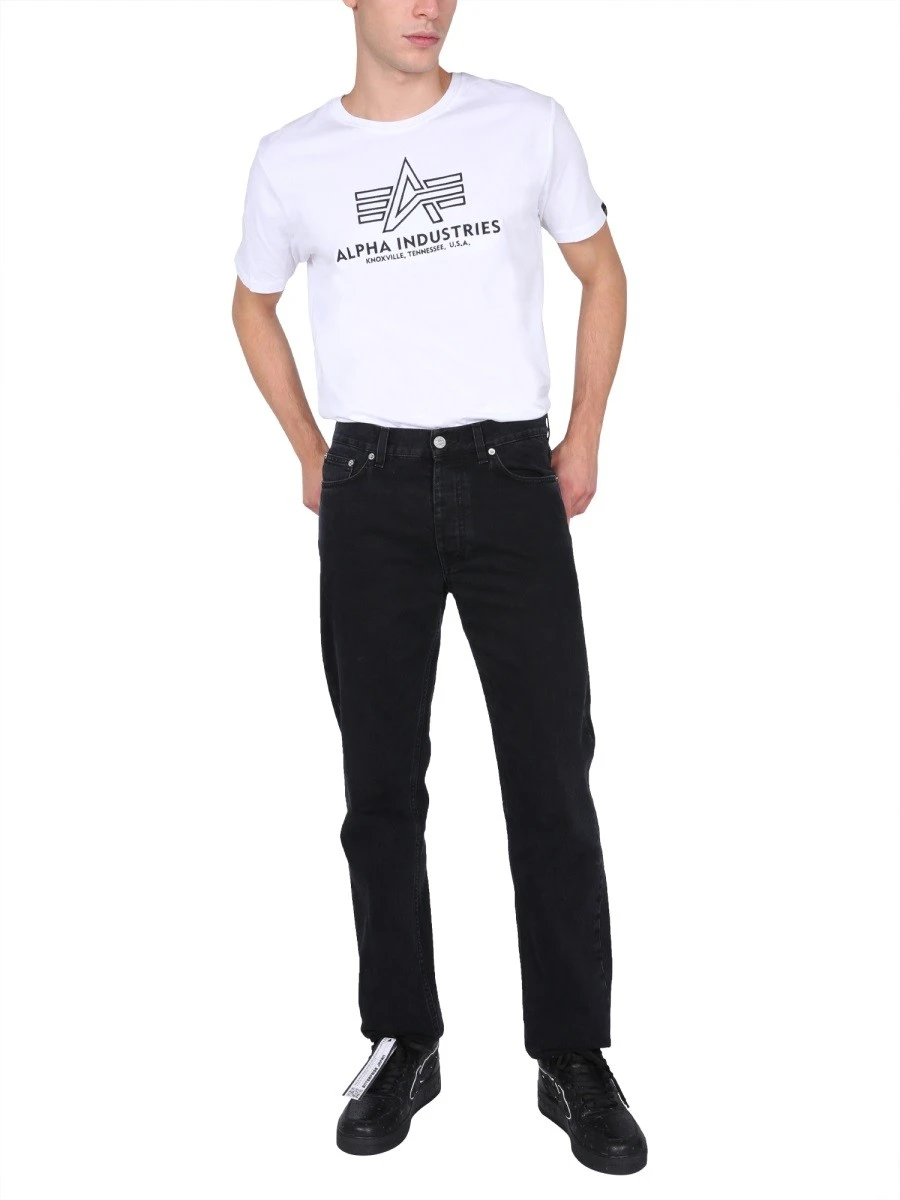 T-SHIRT WITH EMBROIDERED LOGO.webp