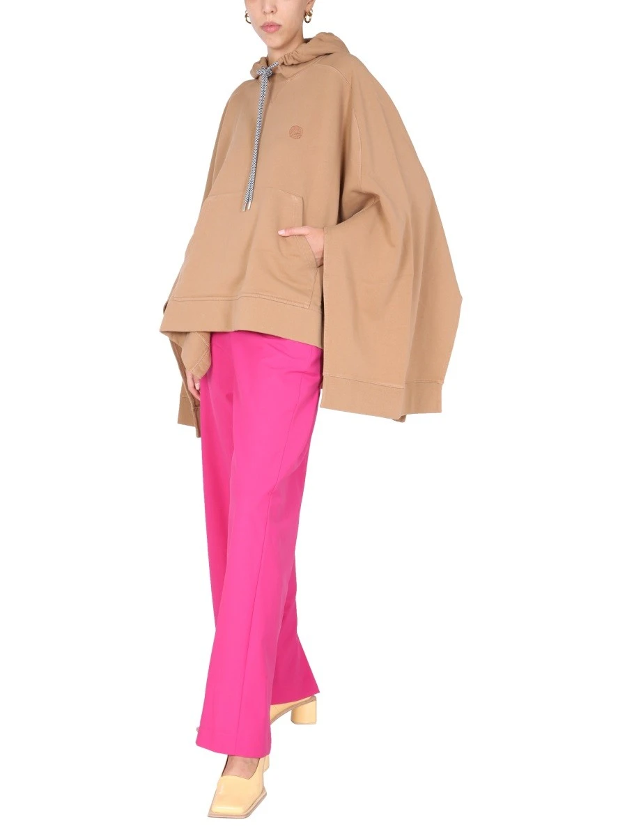 PONCHO SWEATSHIRT WITH EMBROIDERED LOGO.webp