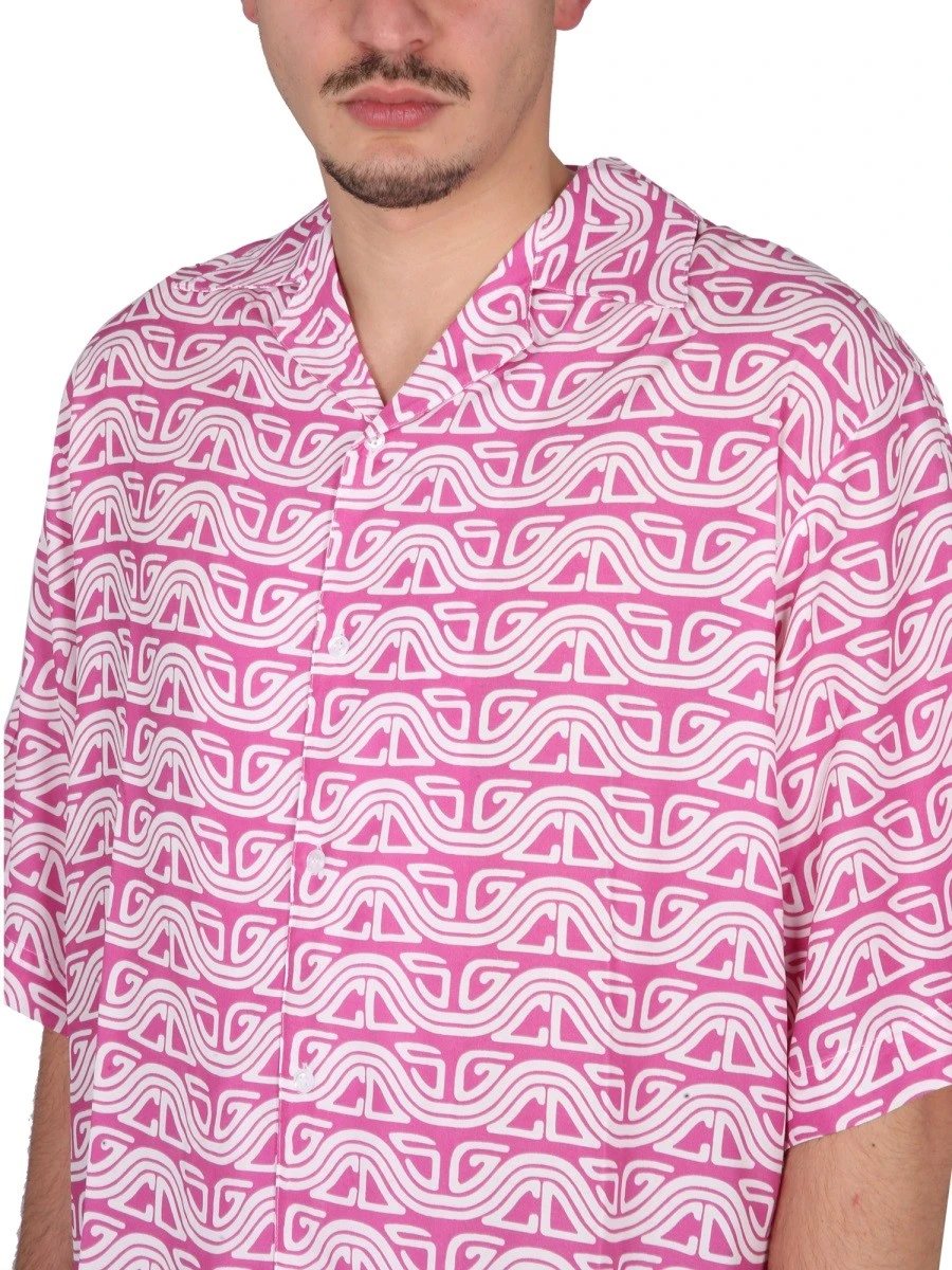MONOGRAM WAVED SHIRT