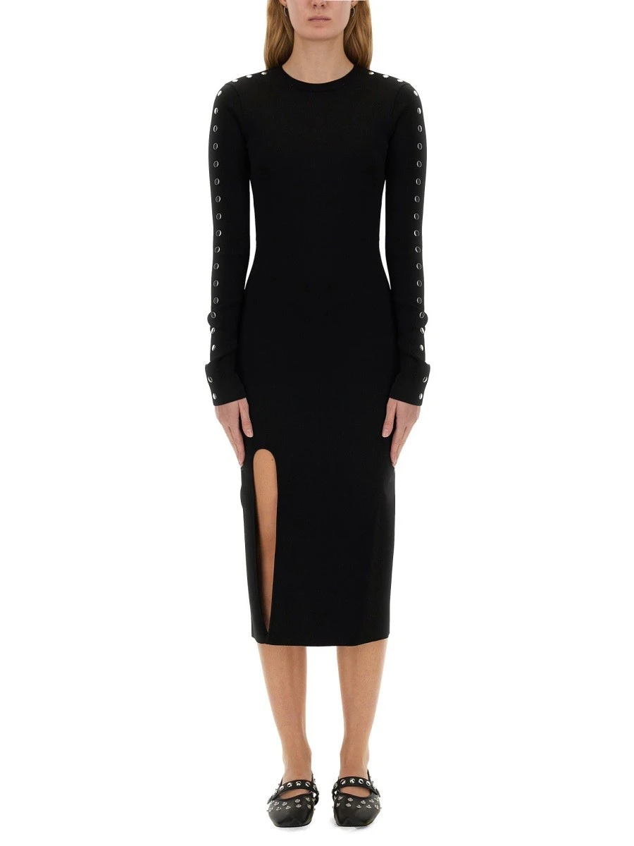 MIDI DRESS WITH SLIT.webp