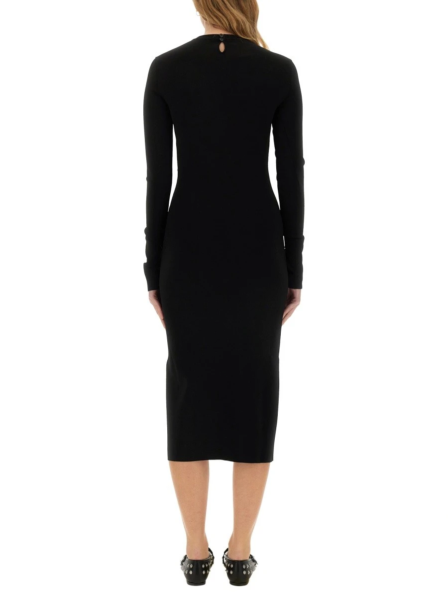 MIDI DRESS WITH SLIT.webp