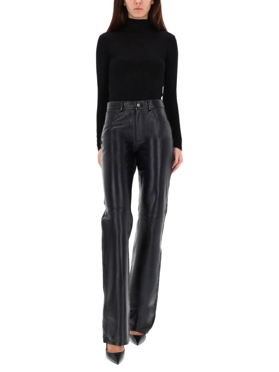 "STAR BLACK DENIM & LEATHER" PANTS.webp