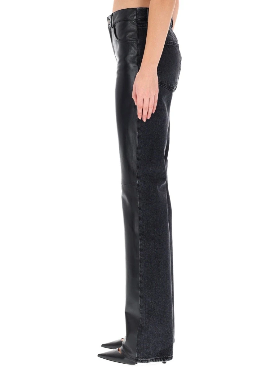 "STAR BLACK DENIM & LEATHER" PANTS.webp