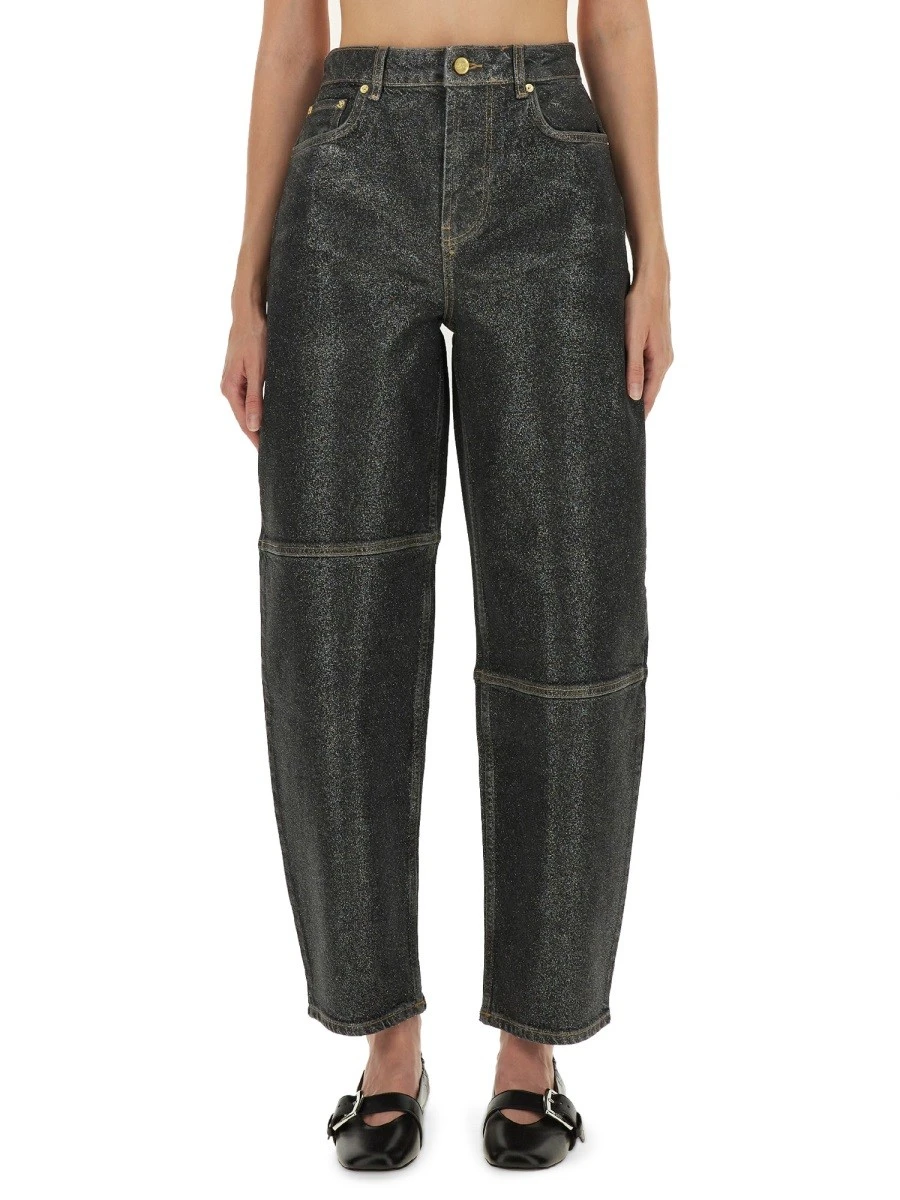 "STARY" JEANS IN SPARKLING FOIL.webp