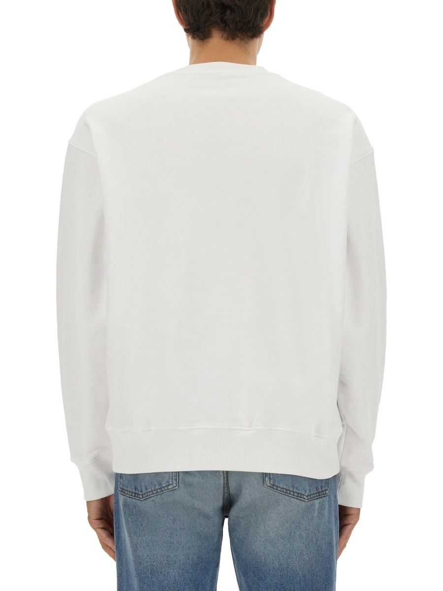 SWEATSHIRT WITH LAUREL CROWN LOGO EMBROIDERY.webp