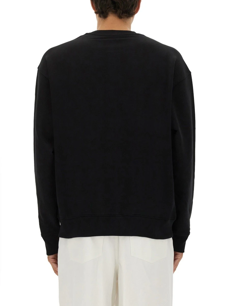 SWEATSHIRT WITH LAUREL CROWN LOGO EMBROIDERY.webp