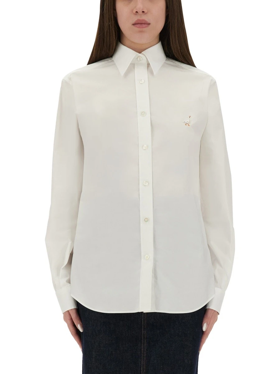 SHIRT WITH "GOOSE" EMBROIDERY.webp