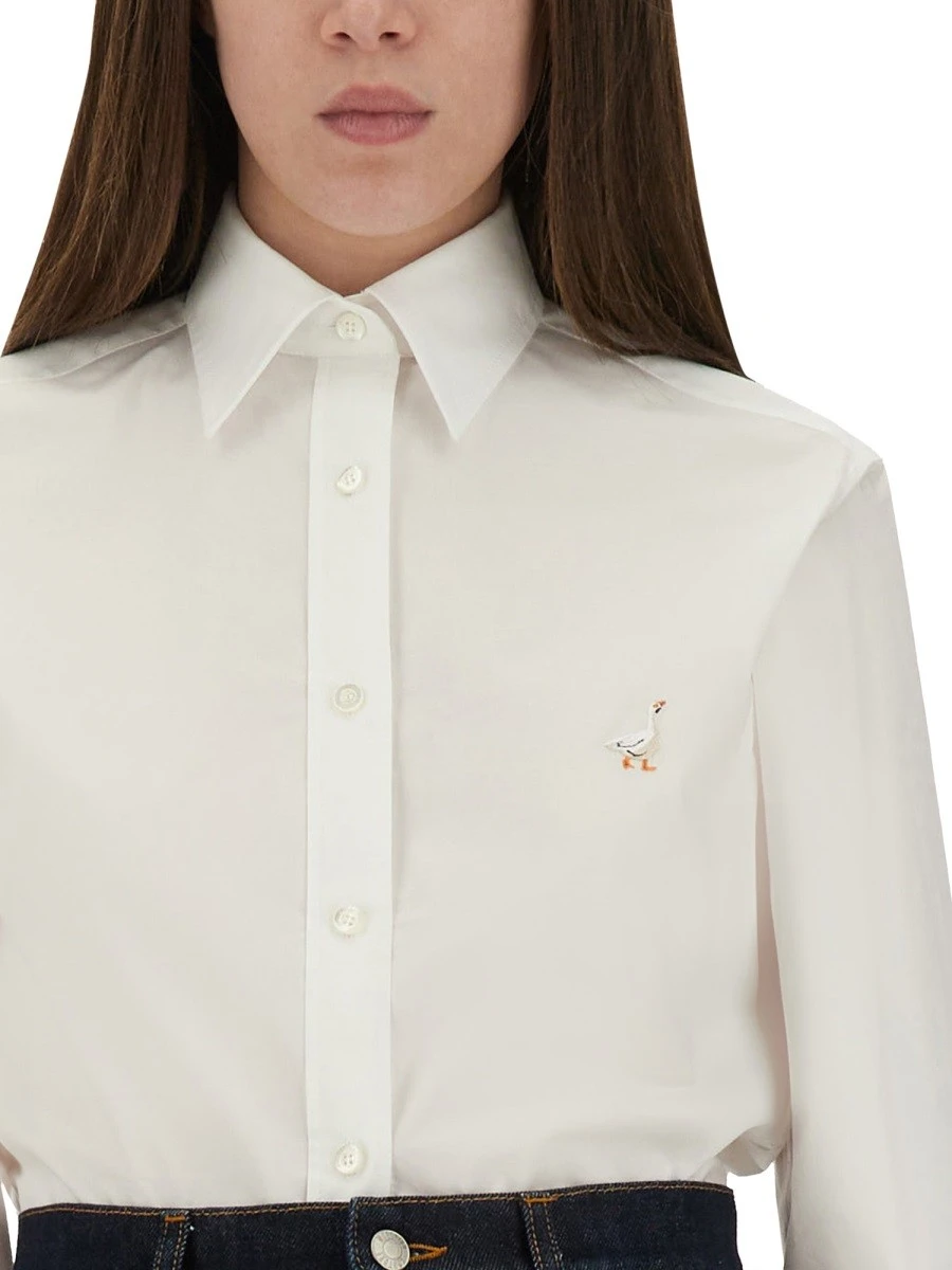 SHIRT WITH "GOOSE" EMBROIDERY.webp