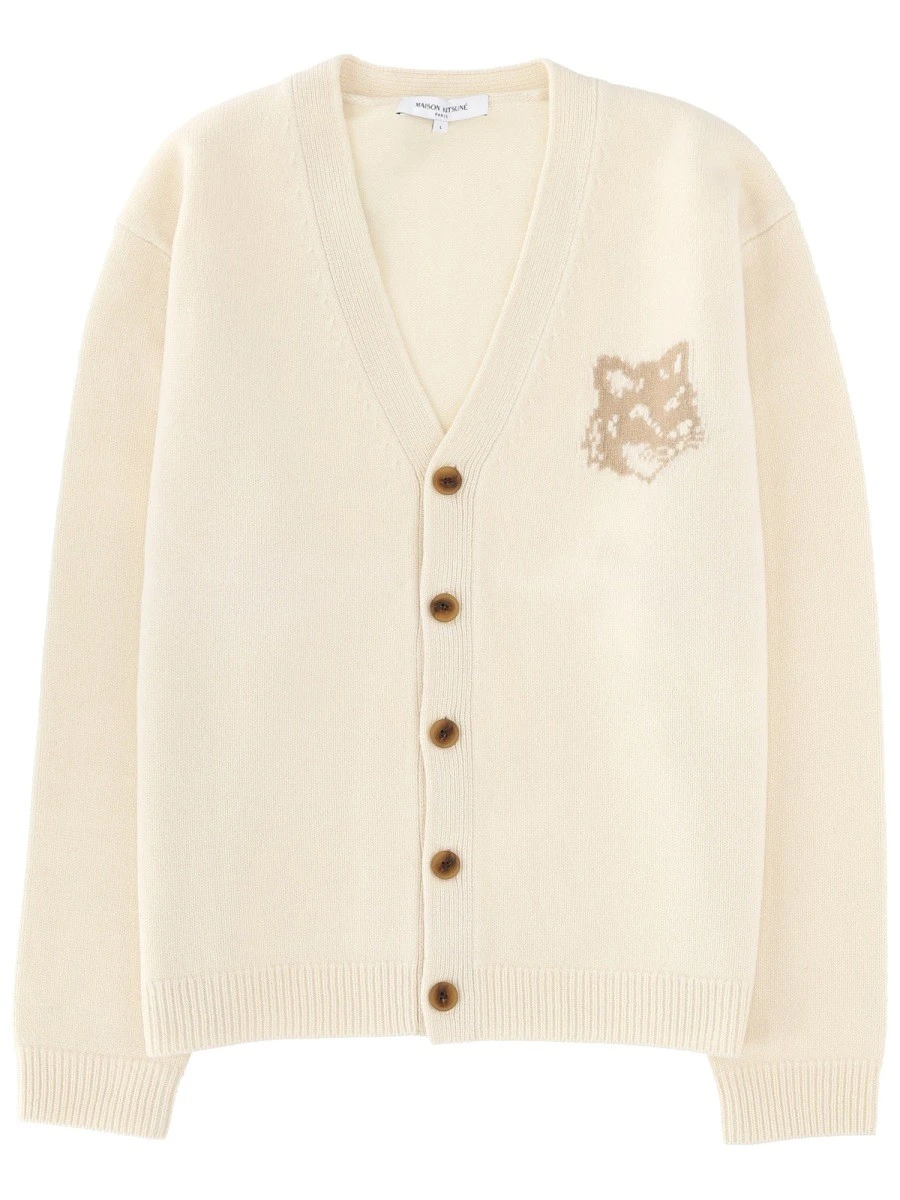 "FOX HEAD" CARDIGAN.webp