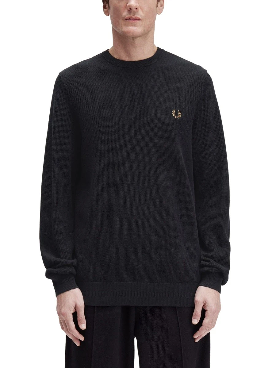 PIQUE SWEATER WITH LOGO.webp