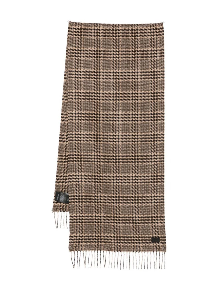 PRINCE OF WALES PATTERN SILK SCARF