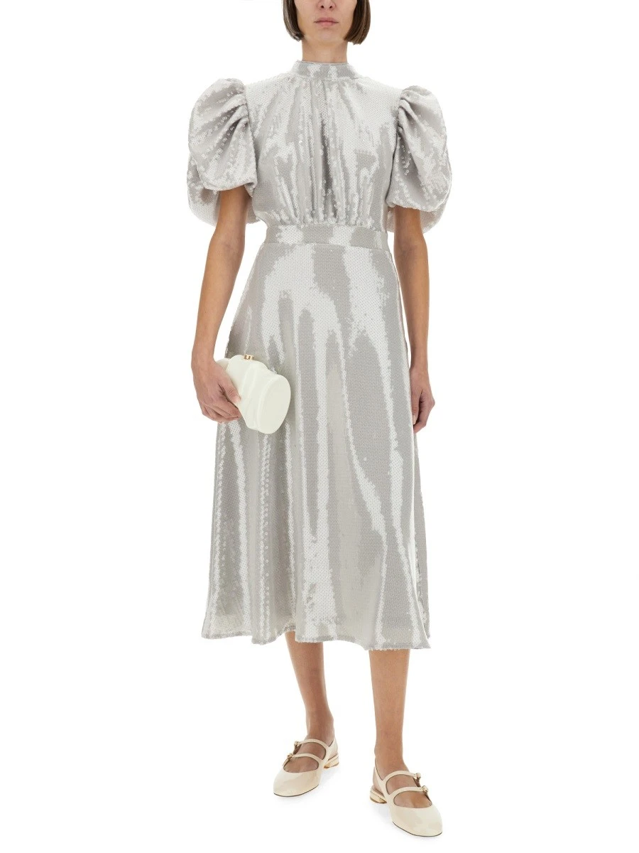 MIDI DRESS WITH SEQUINS