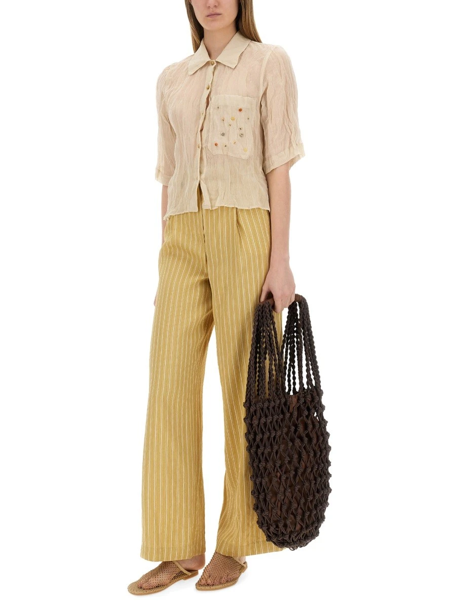STRIPED SATIN TAILORED PANTS.webp