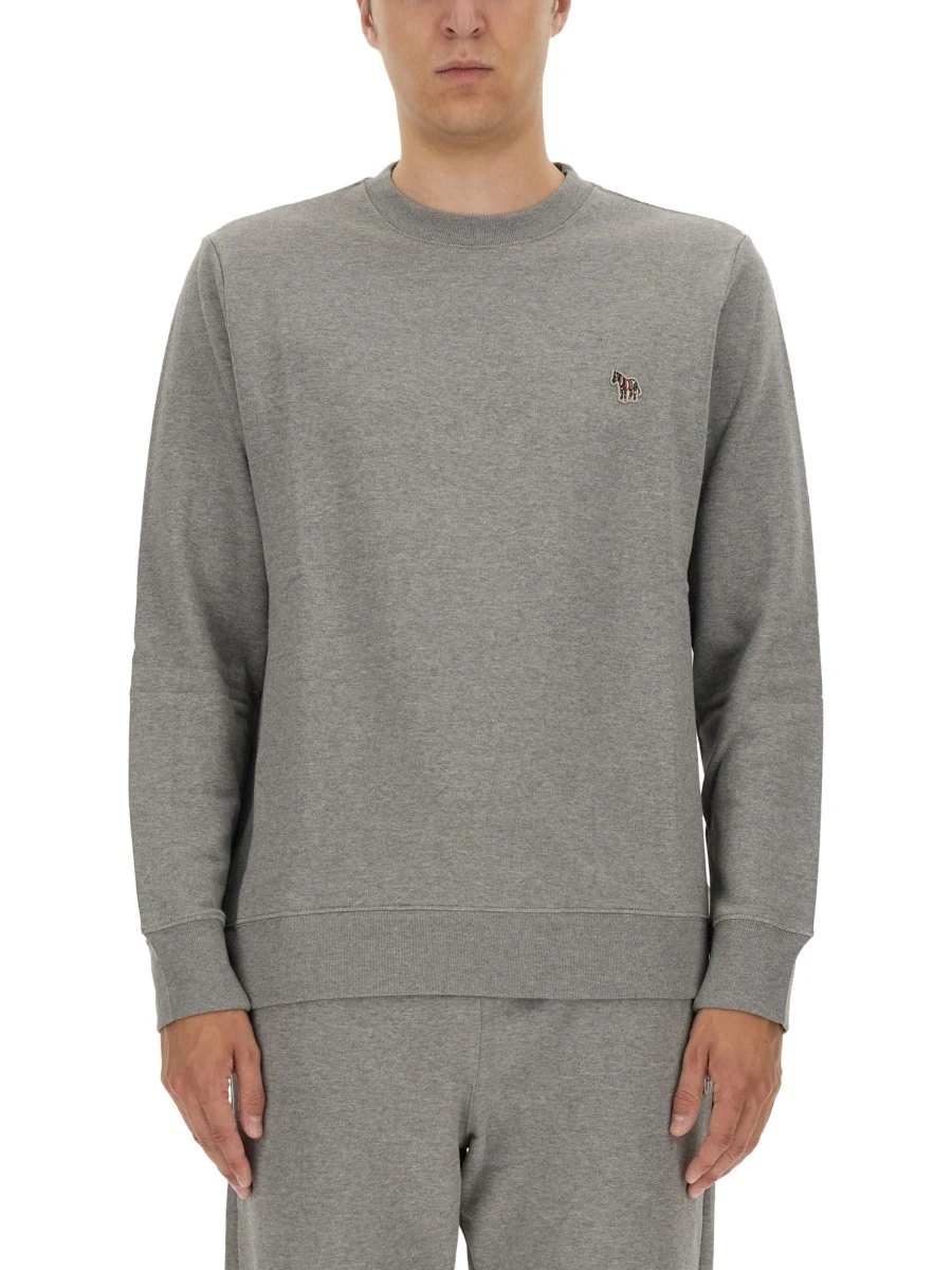 SWEATSHIRT WITH ZEBRA PATCH.webp