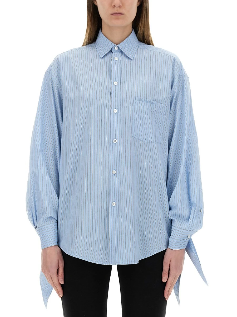 BLOUSE WITH KNOTTED CUFFS.webp