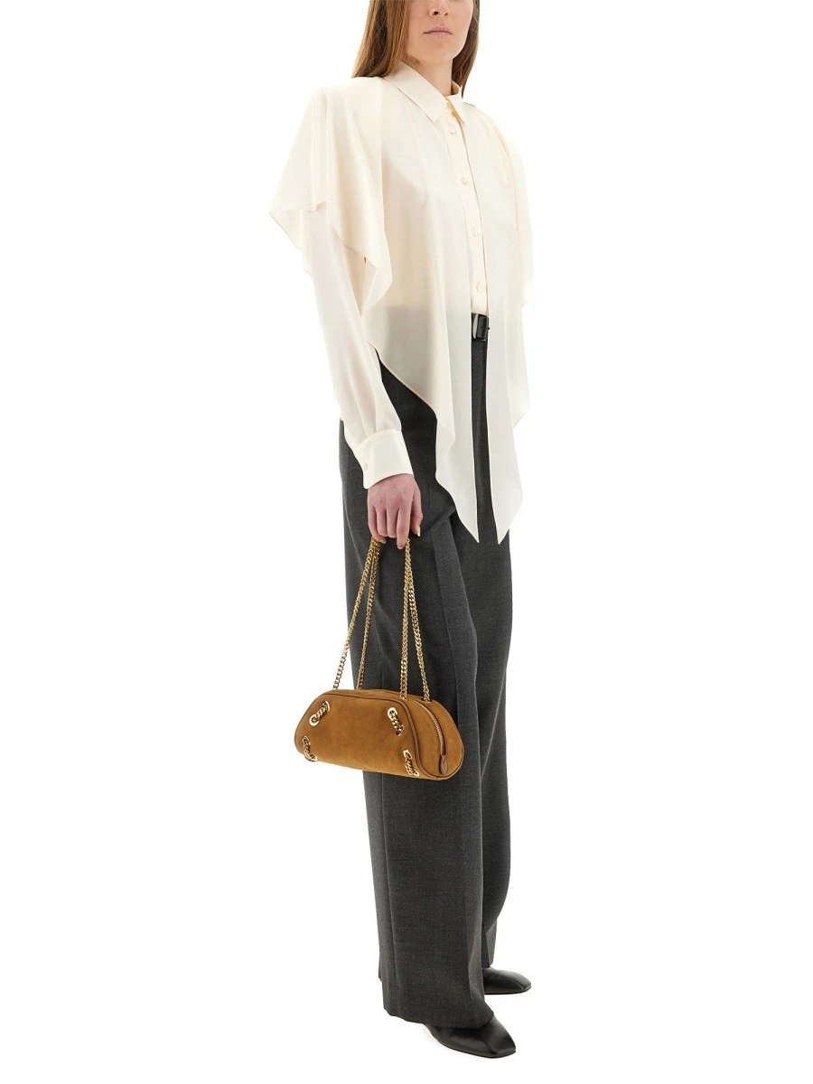 SEMI-TRANSPARENT SHIRT WITH LAYERED PANEL.webp