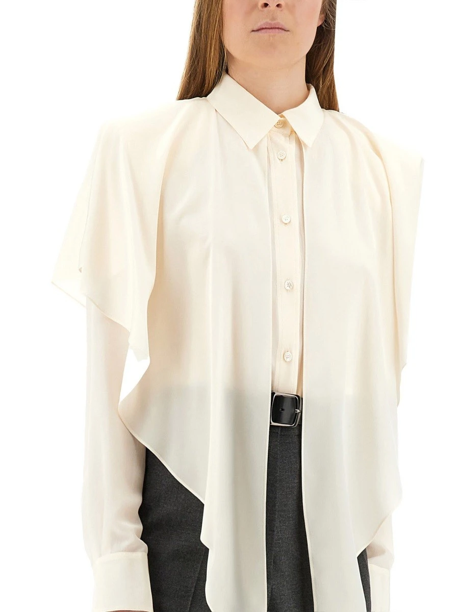 SEMI-TRANSPARENT SHIRT WITH LAYERED PANEL.webp