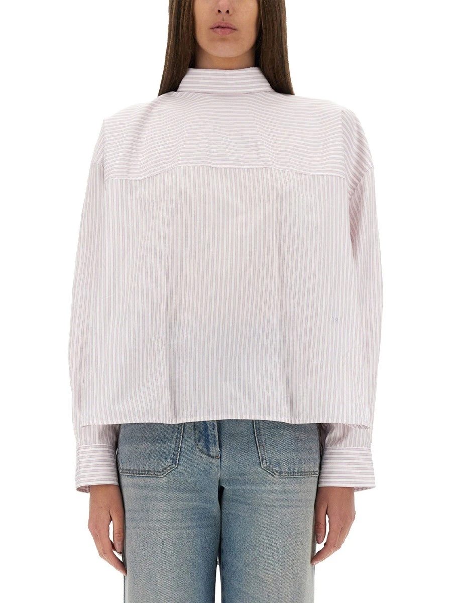 BLOUSE WITH KNOTTED COLLAR.webp