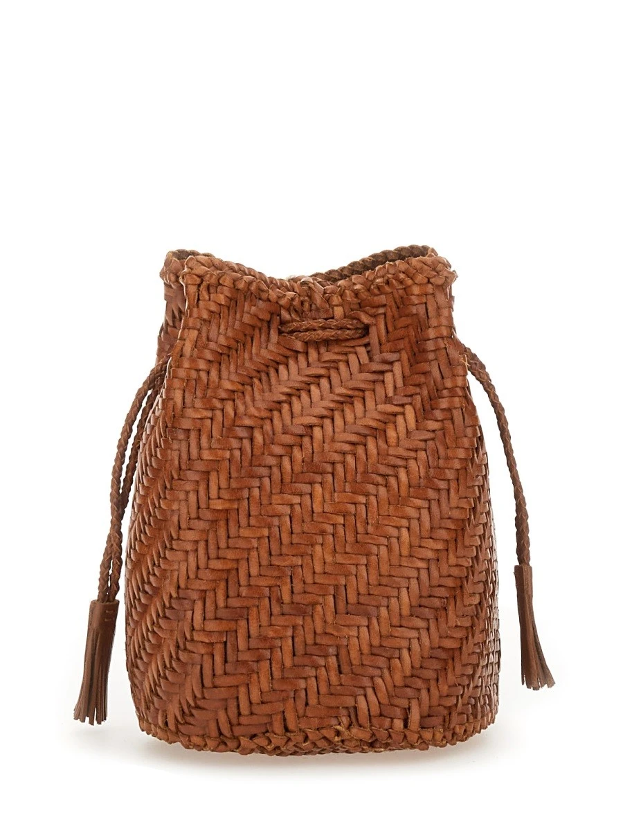 BORSA "POMPOM DOUBLE JUMP TAN".webp