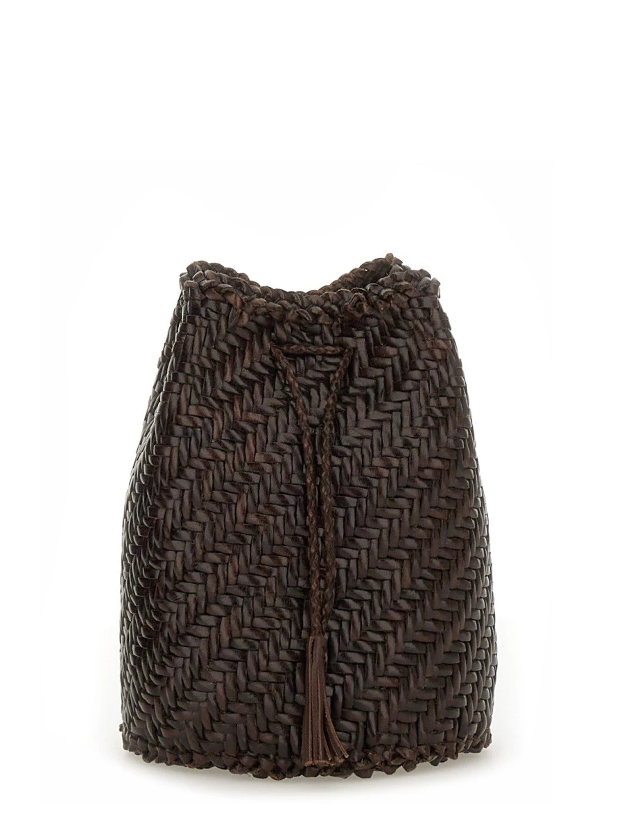 BORSA "POMPOM DOUBLE JUMP TAN".webp