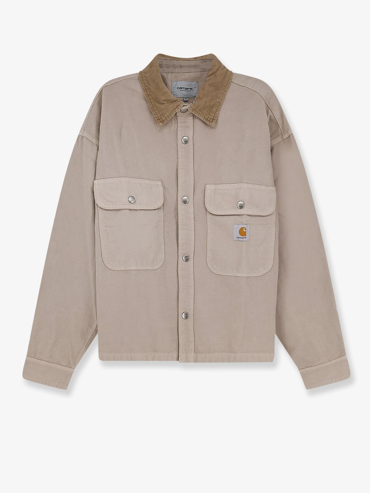 Prescott canvas jacket with front logo patch.webp