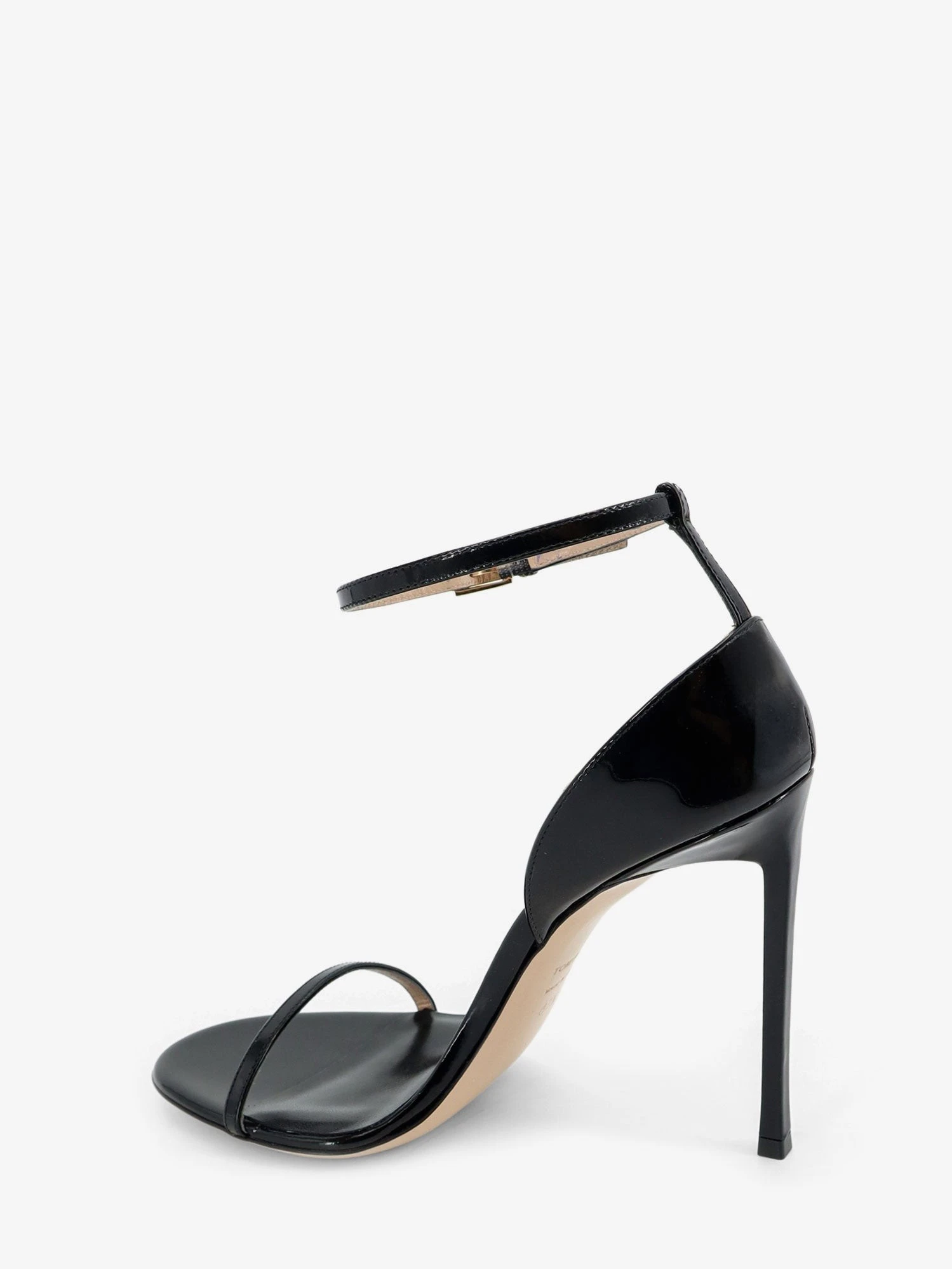 Patent leather sandals.webp