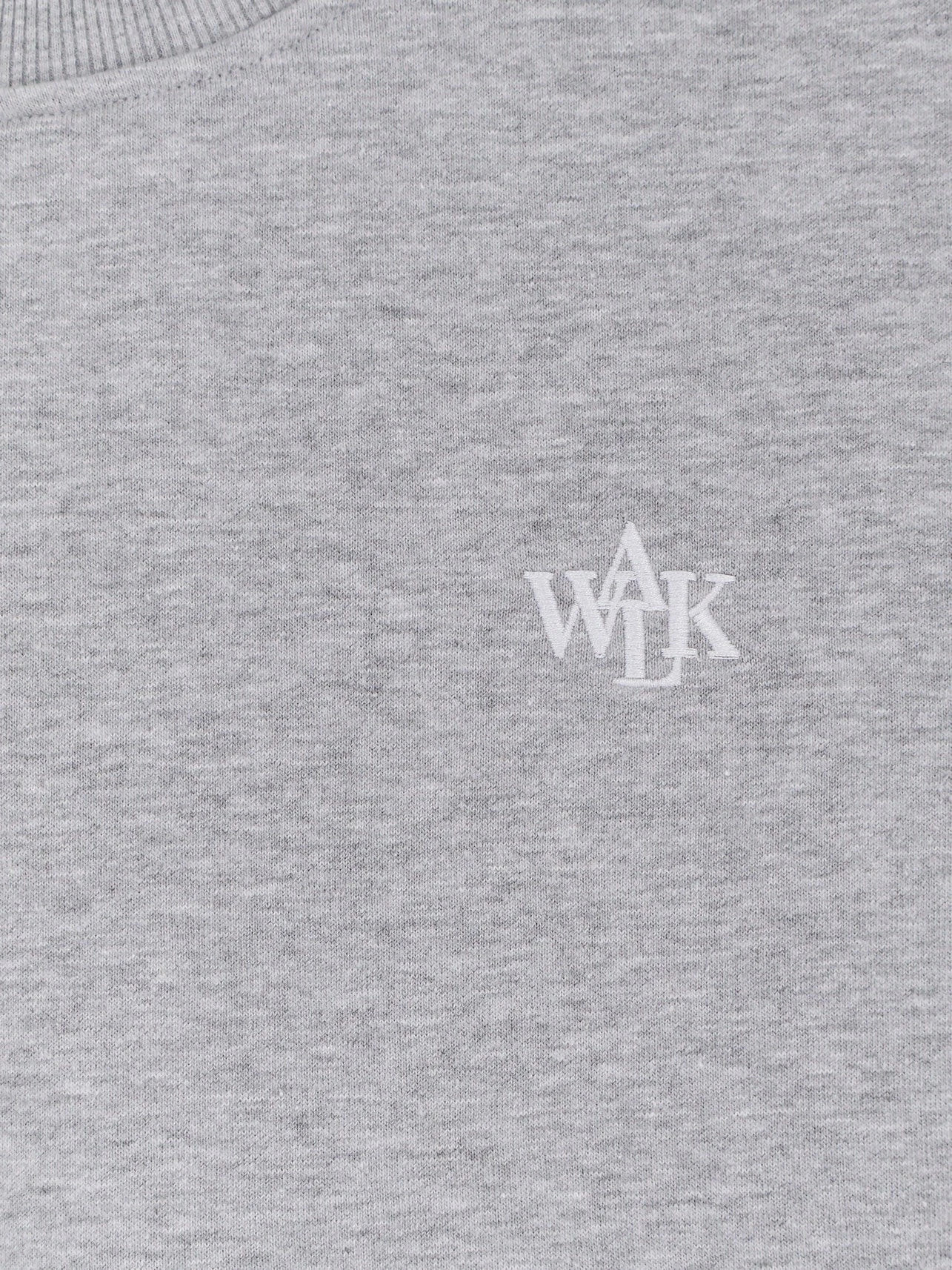 Cotton sweatshirt with front embroidered logo.webp