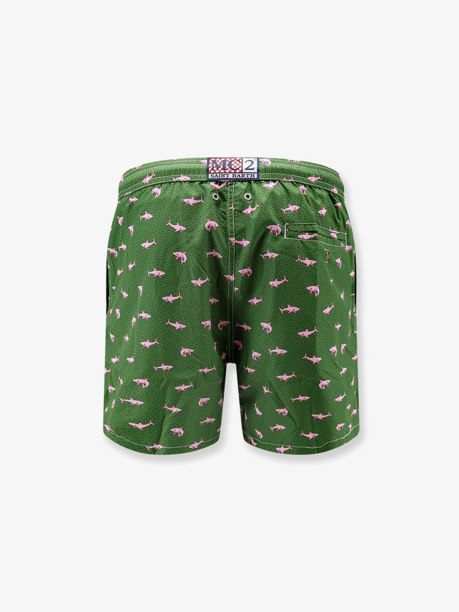 Recycled material swim trunks.webp