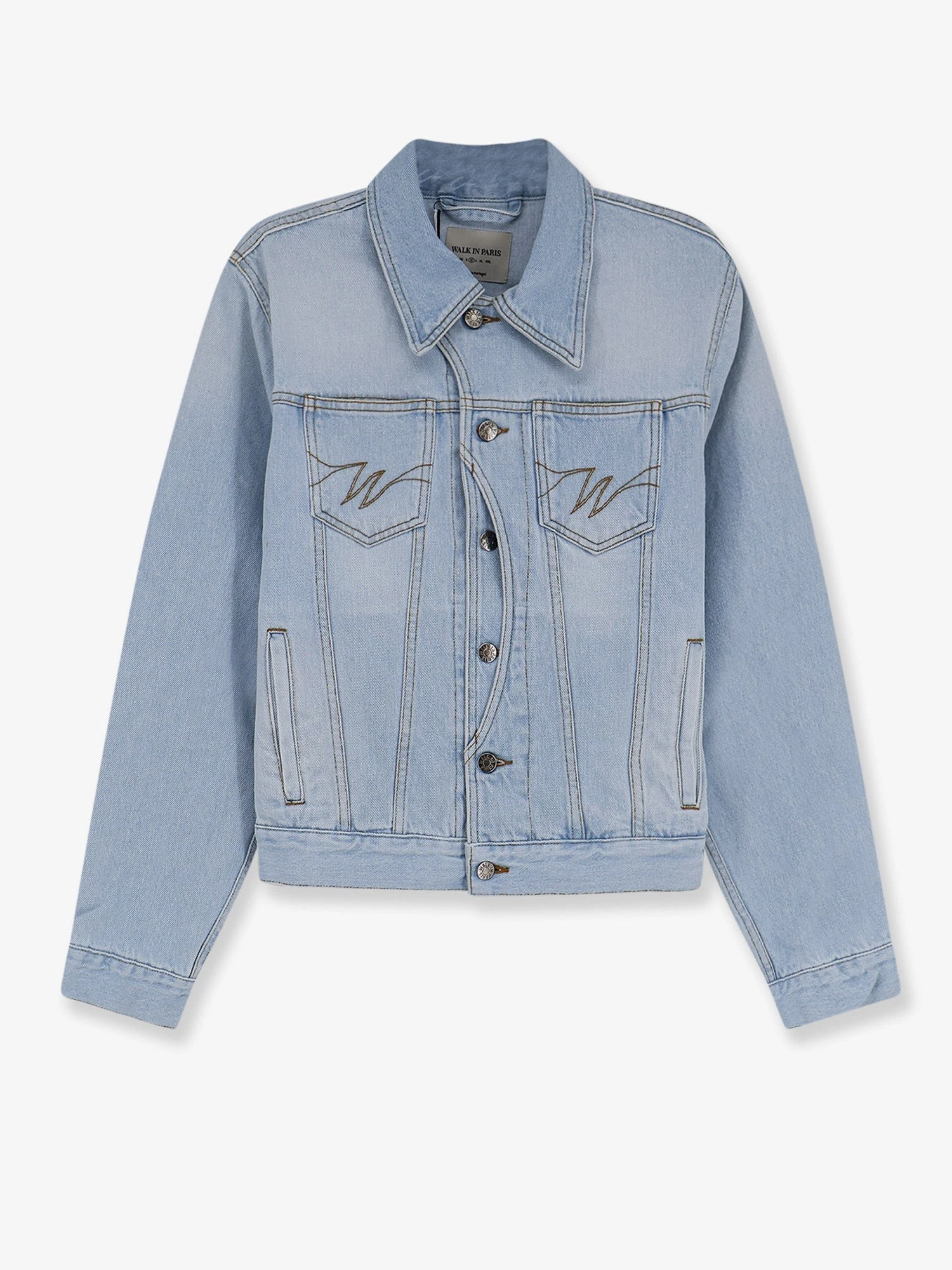 Postman blue denim jacket.webp