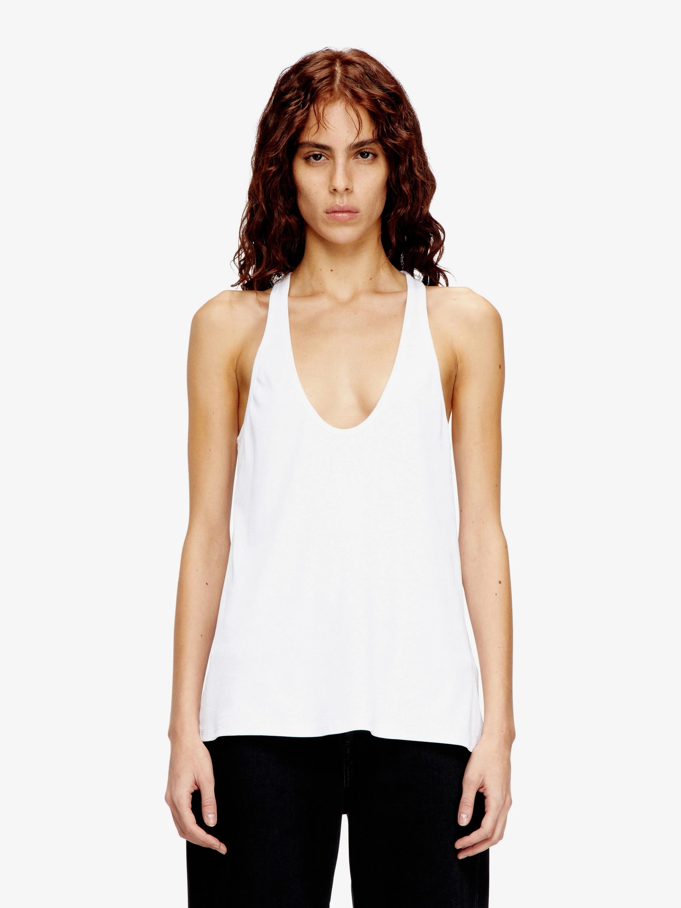Ribbed cotton tank top.webp
