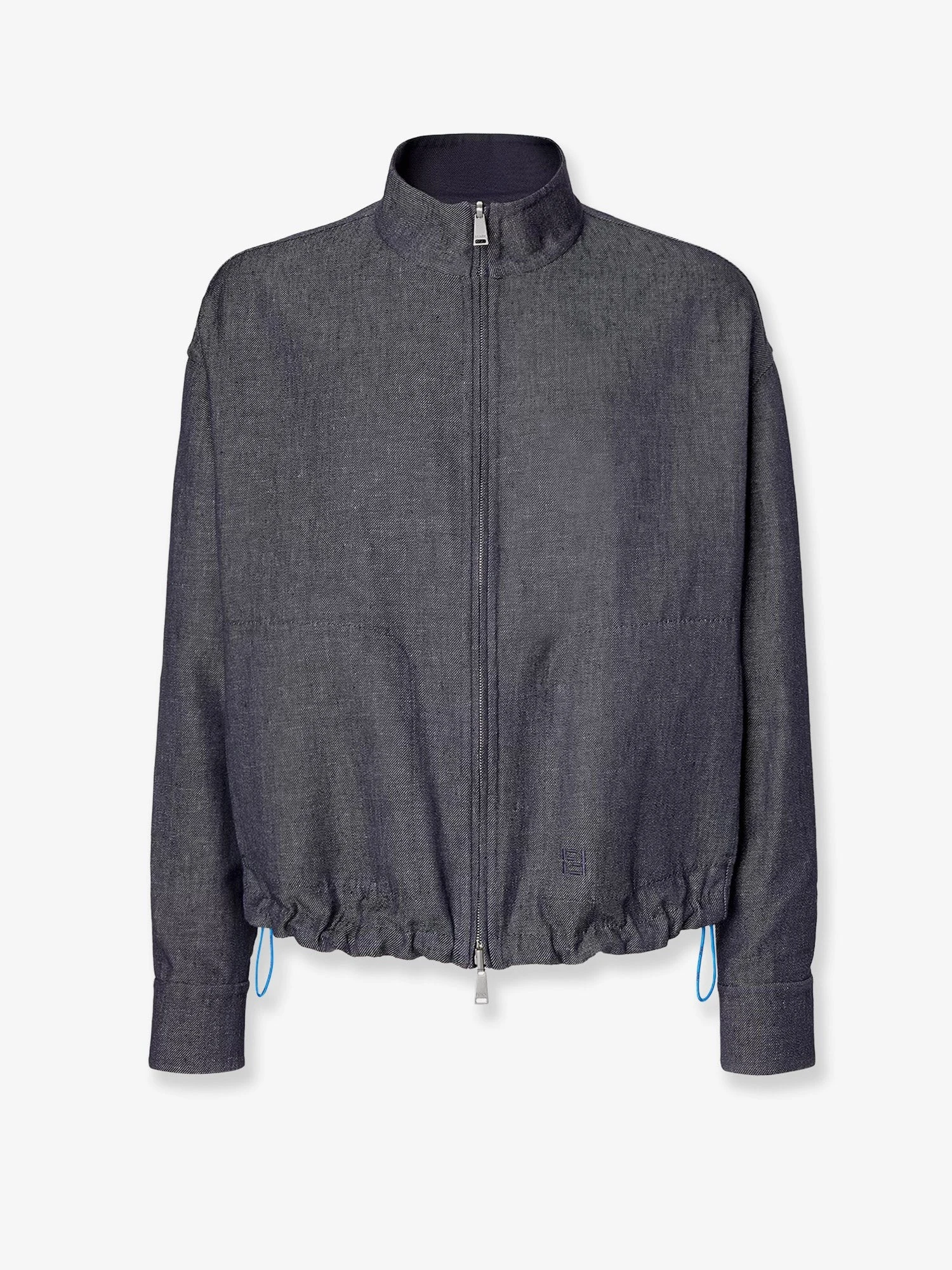 Reversible denim jacket with embroidered FF logo.webp