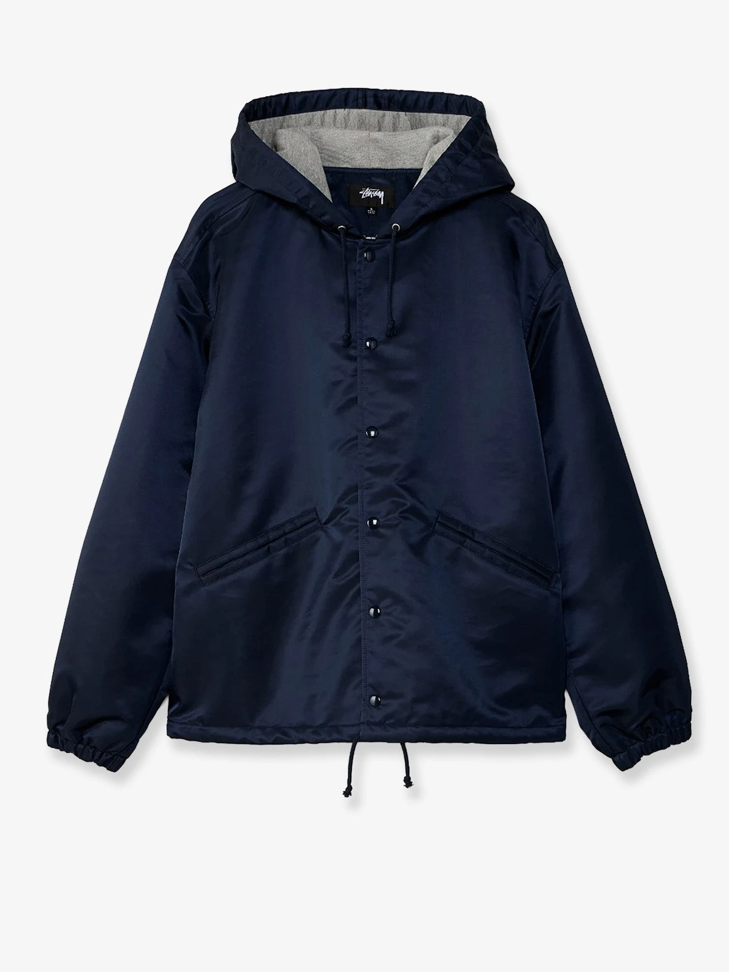 Nylon jacket with back lettering logo.webp