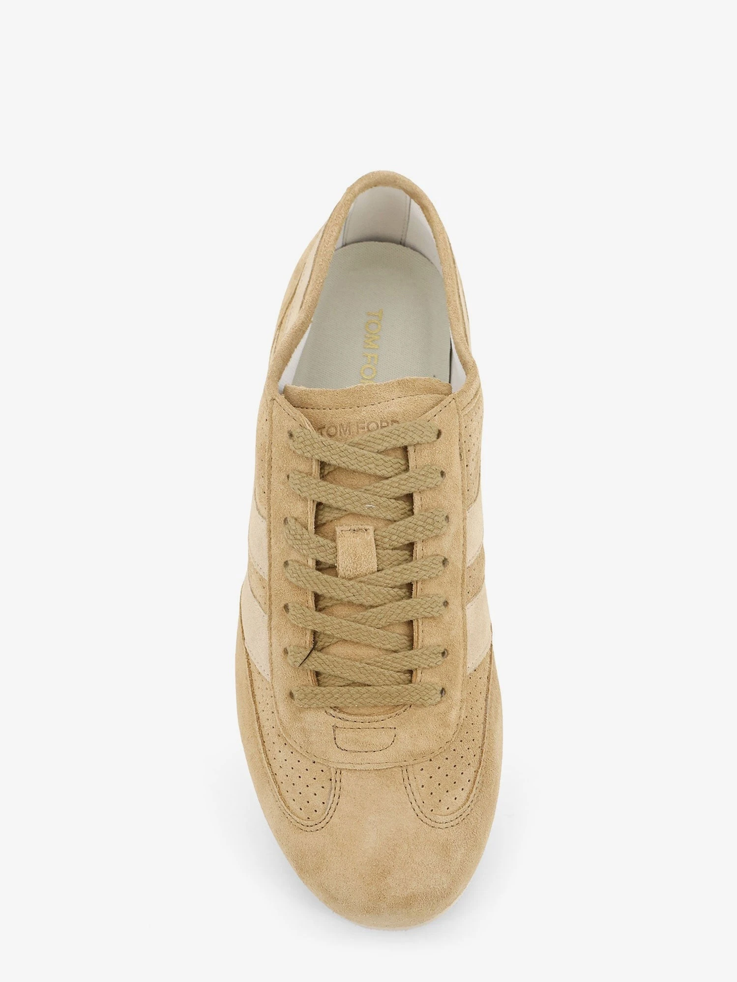 Brook suede sneakers with engraved logo on the side.webp