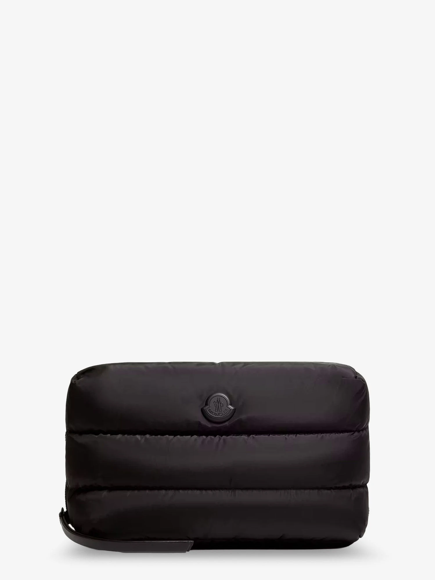 Nylon Caradoc beauty case with metal logo.webp