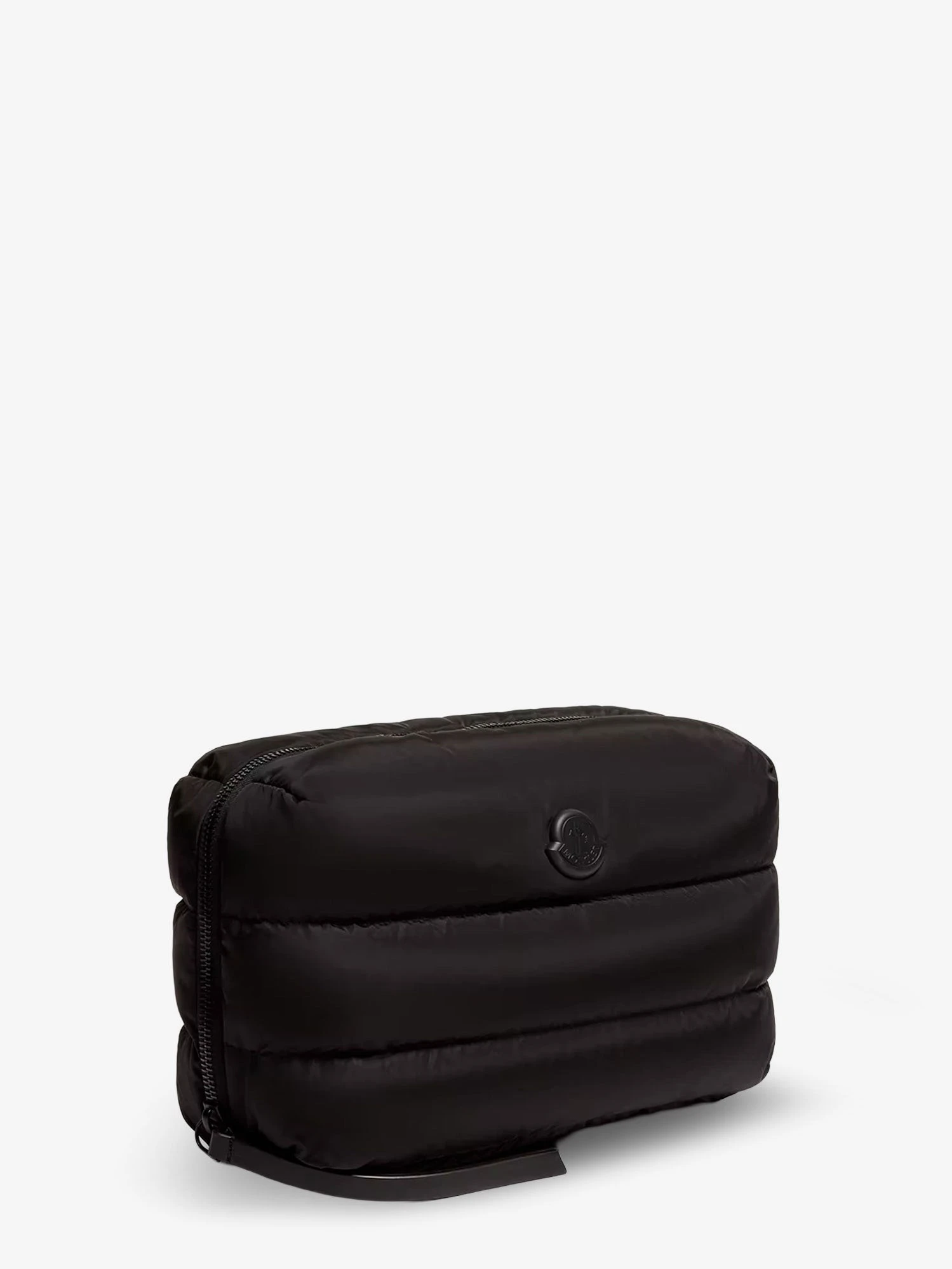 Nylon Caradoc beauty case with metal logo.webp