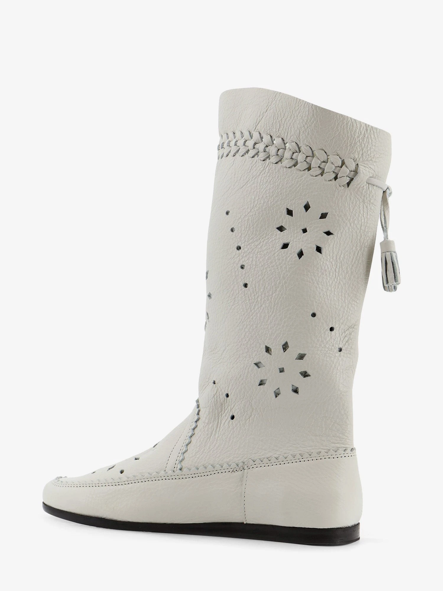Welky leather boots with cut-out details.webp