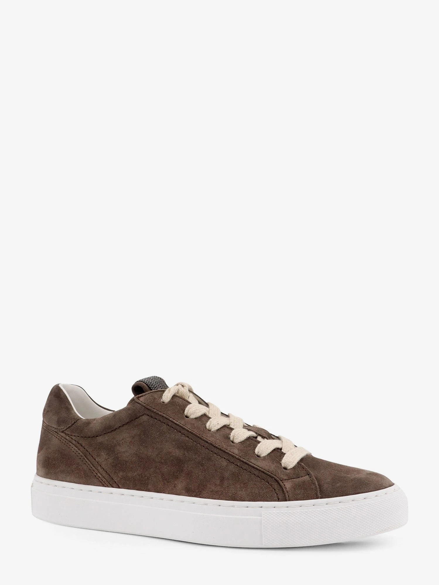 Suede sneakers with Monili detail.webp