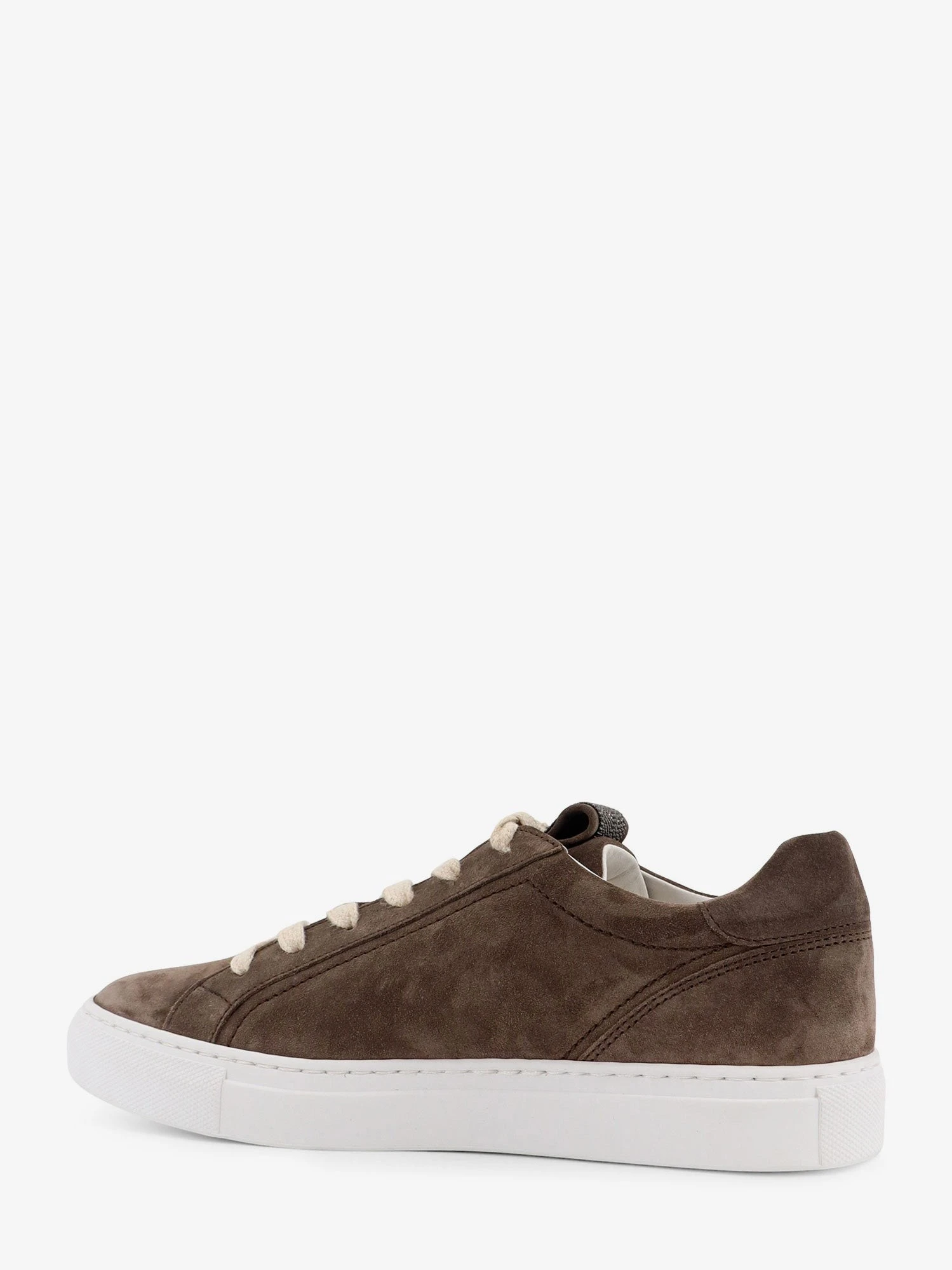 Suede sneakers with Monili detail.webp