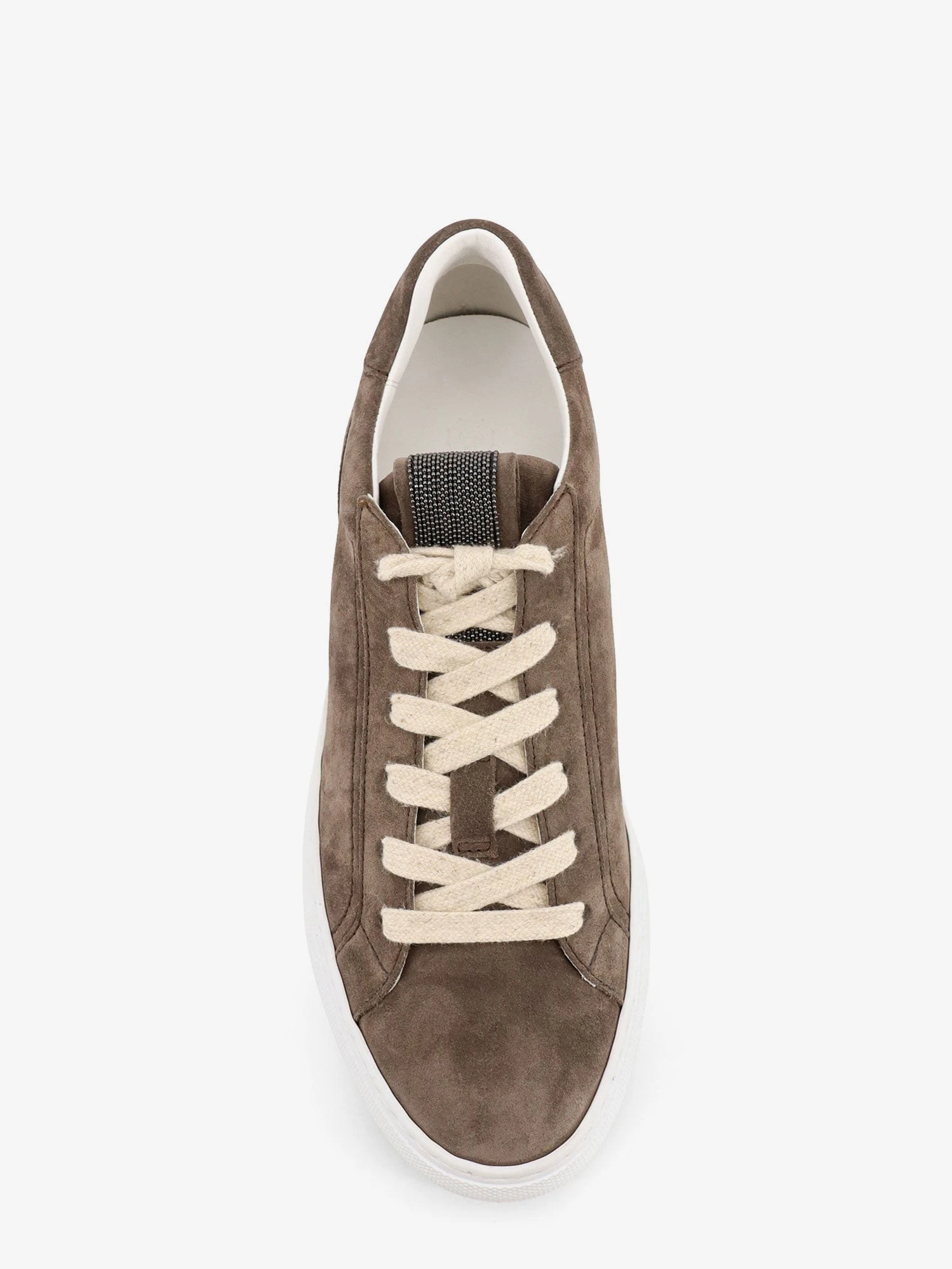 Suede sneakers with Monili detail.webp
