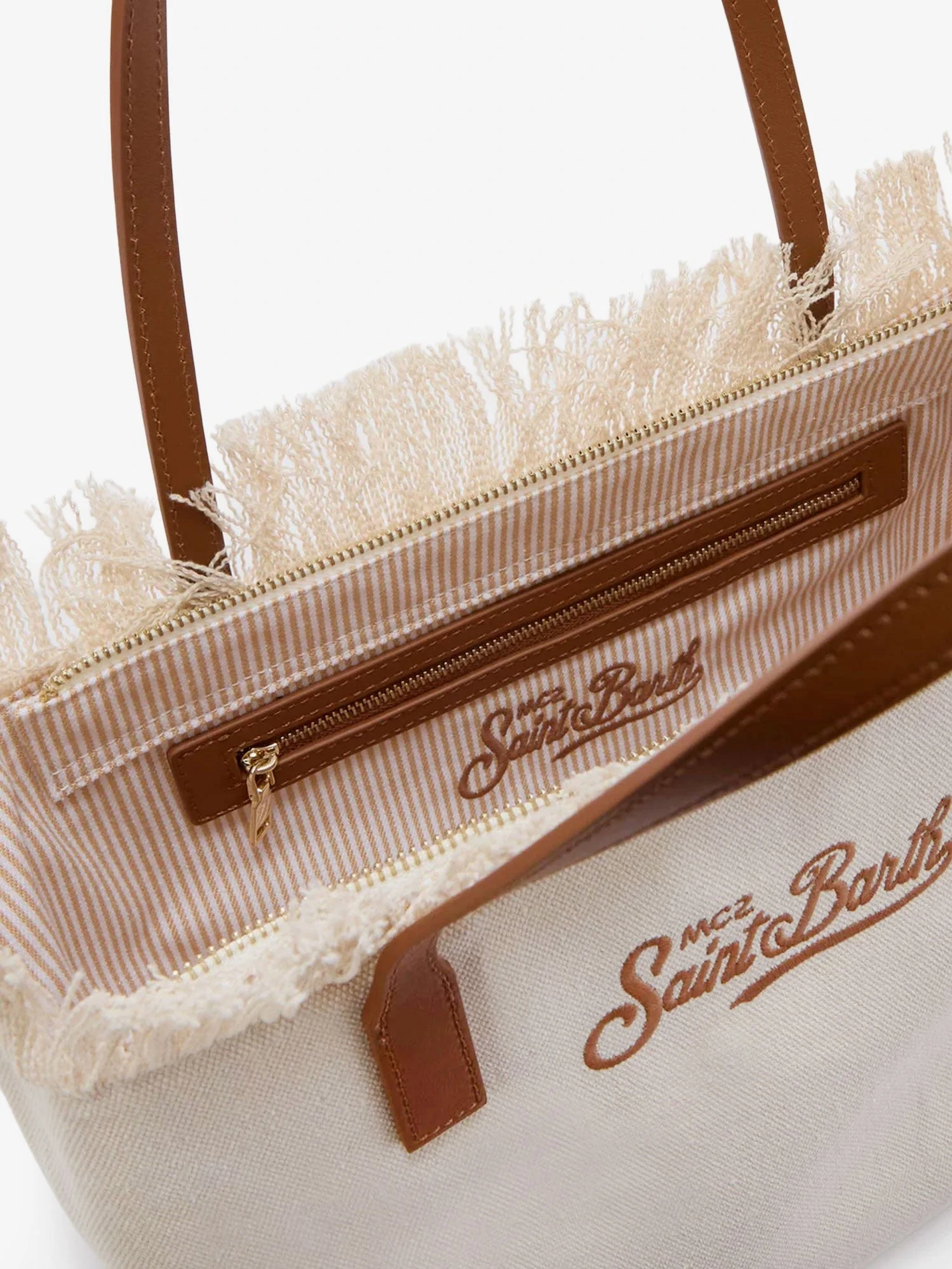 City bag Mid Fringe canvas shoulder bag.webp