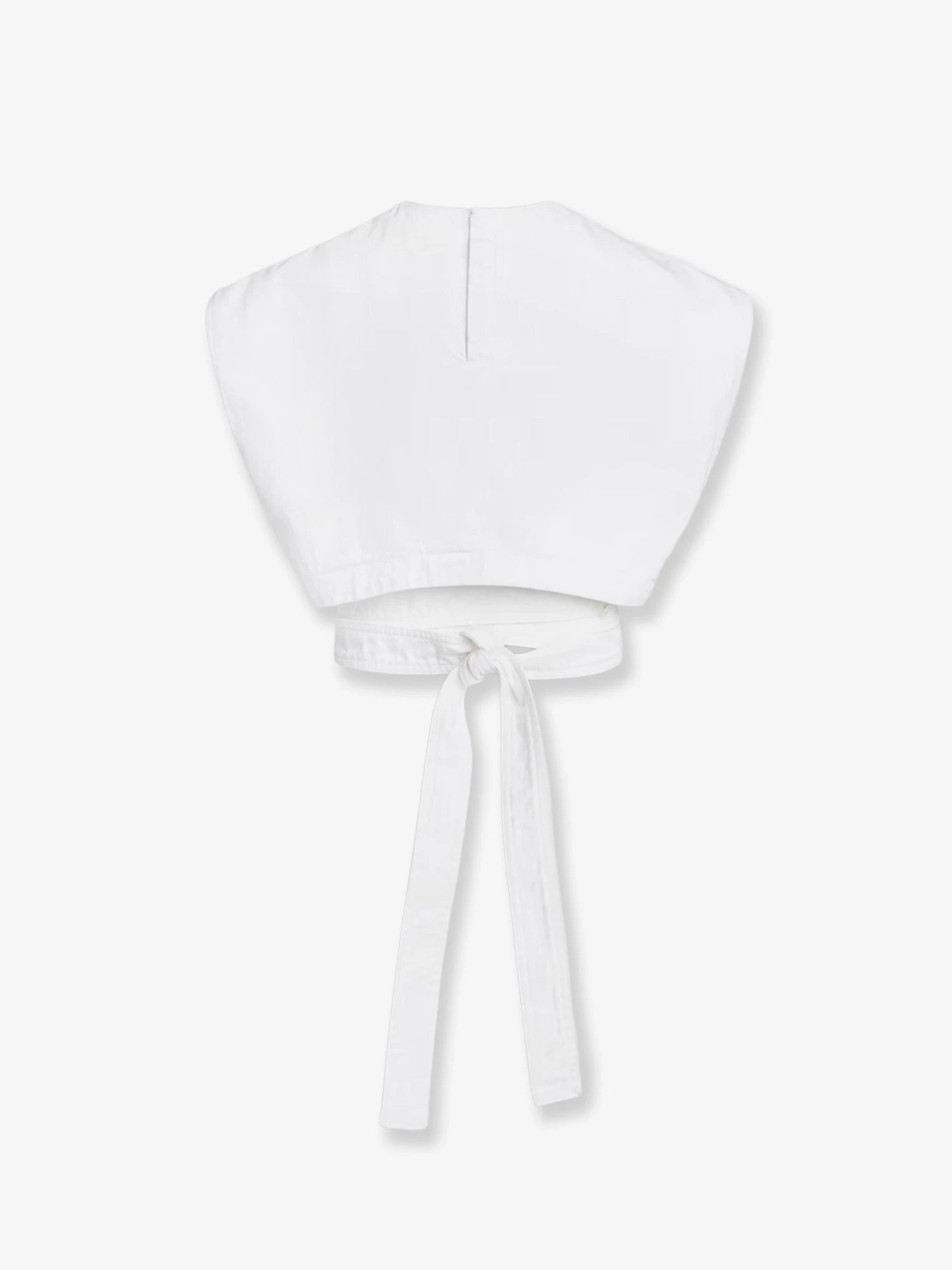 Cotton crop fit Belted top.webp