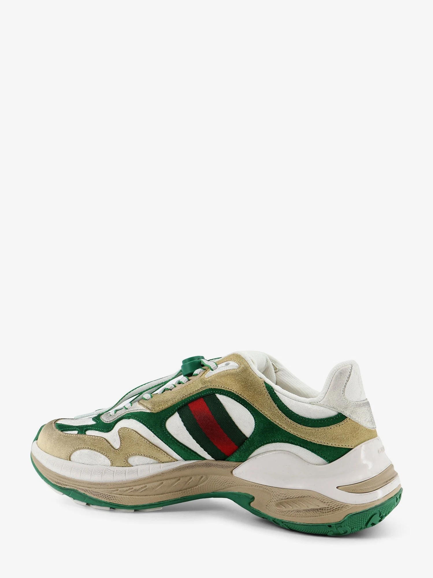 Suede sneakers with side Web detail.webp