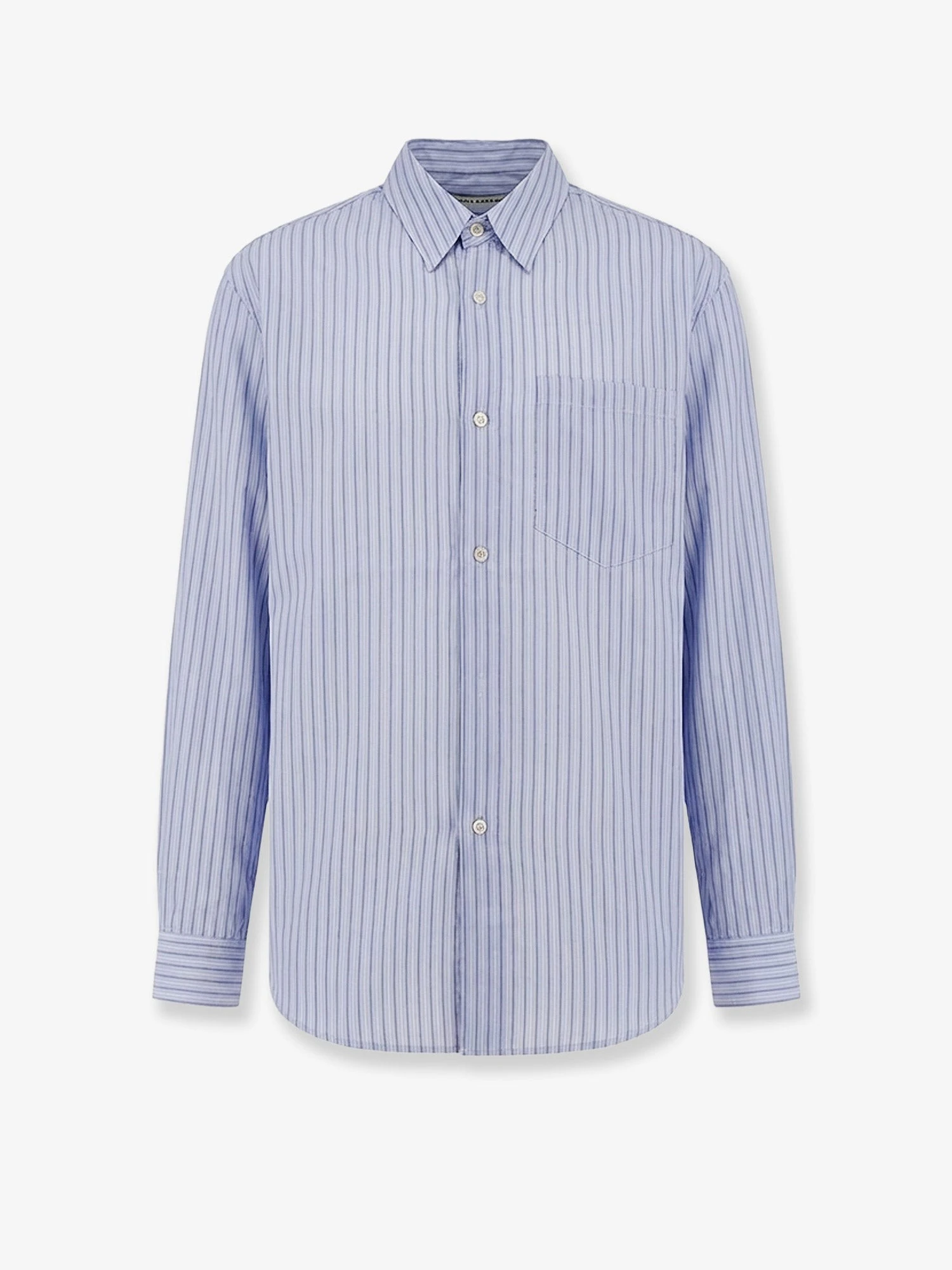 Lyocell shirt with striped motif.webp