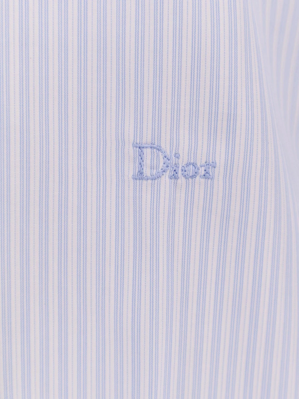 Cotton shirt with striped motif.webp