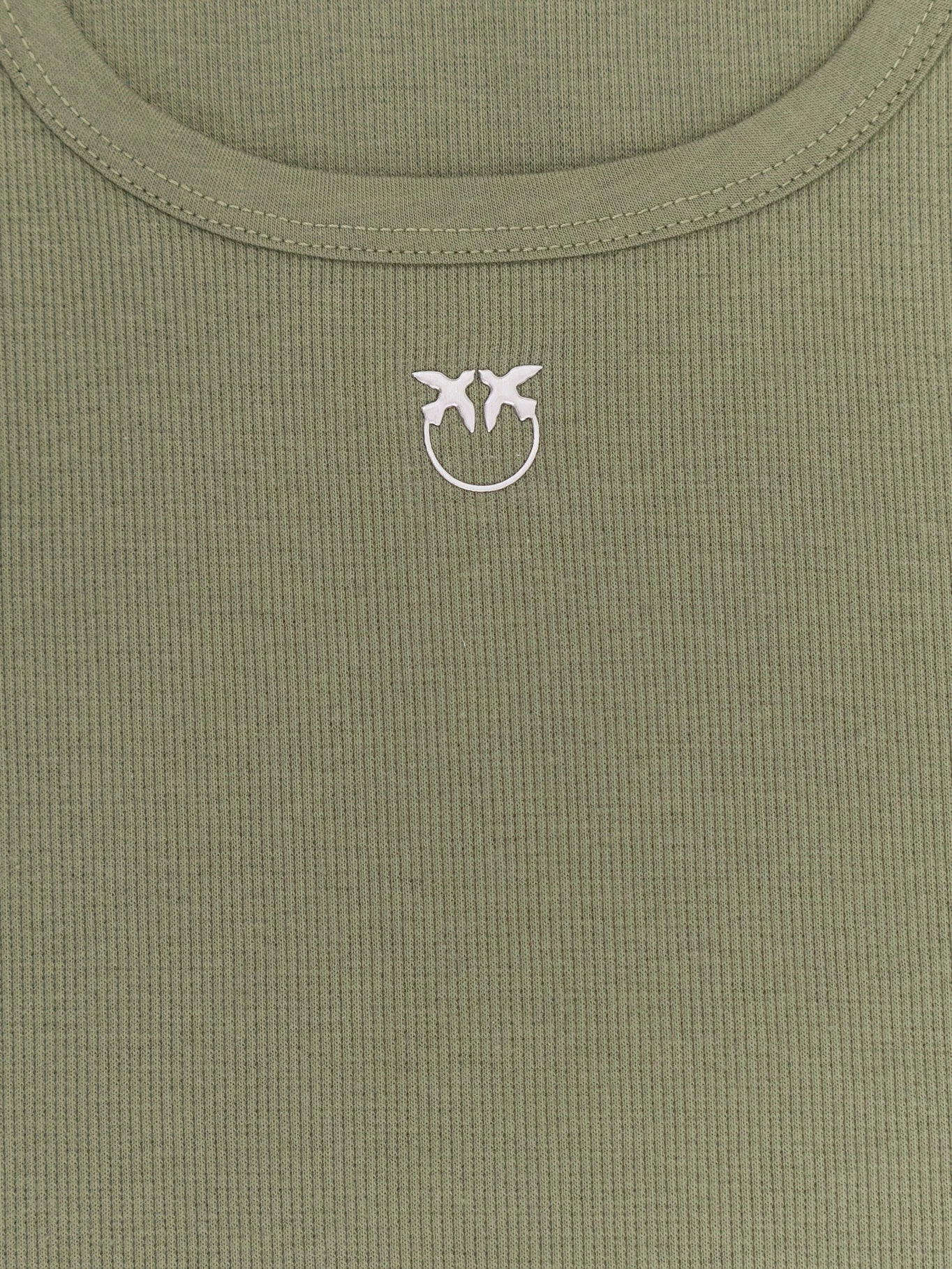 Calcolatore cotton tank top with frontal Love Birds logo.webp