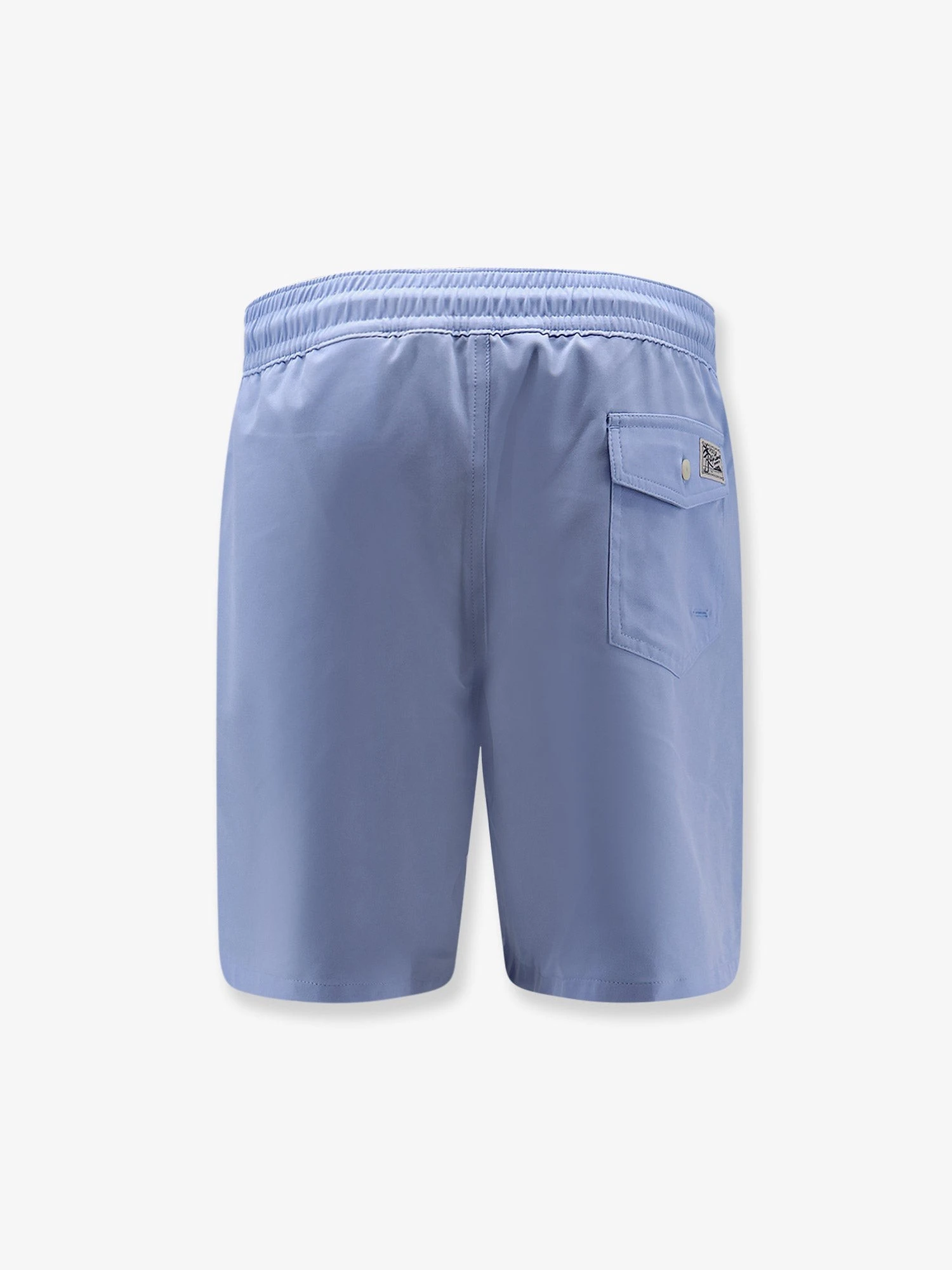 Nylon swim trunks with embroidered logo.webp